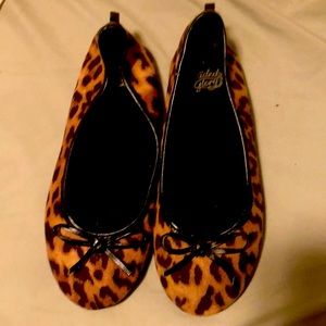Leopard ballet shoes